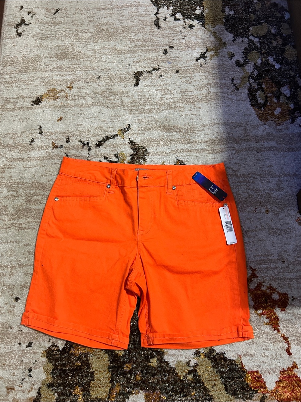 New Directions Weekend Bright Orange Pants